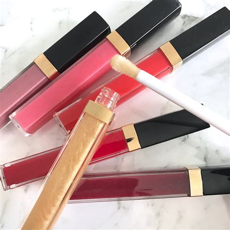 chanel 104 lip gloss|Chanel rouge coco gloss decadent.